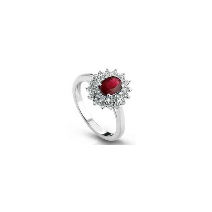 Crusado ring with rubies and diamonds Sanremo collection